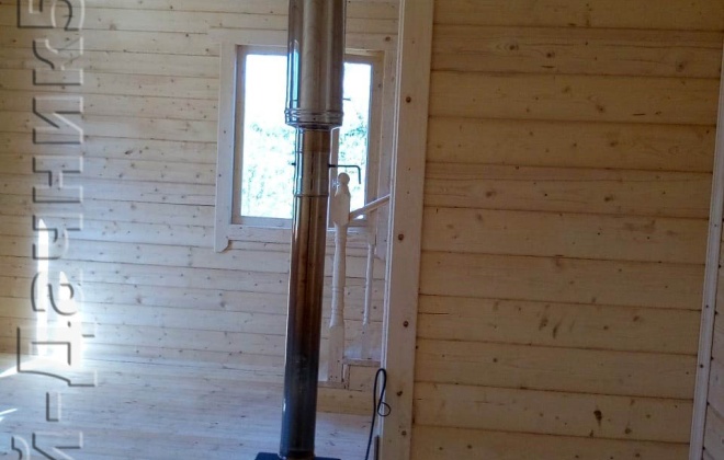 4 брусовой дом 4×7, 39 м², псковская область, псковский район, снт «пристань-1» (6)
